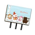 Micasa Merry Christmas Carolers Chow Chow Chocolate Leash or Key Holder MI223580